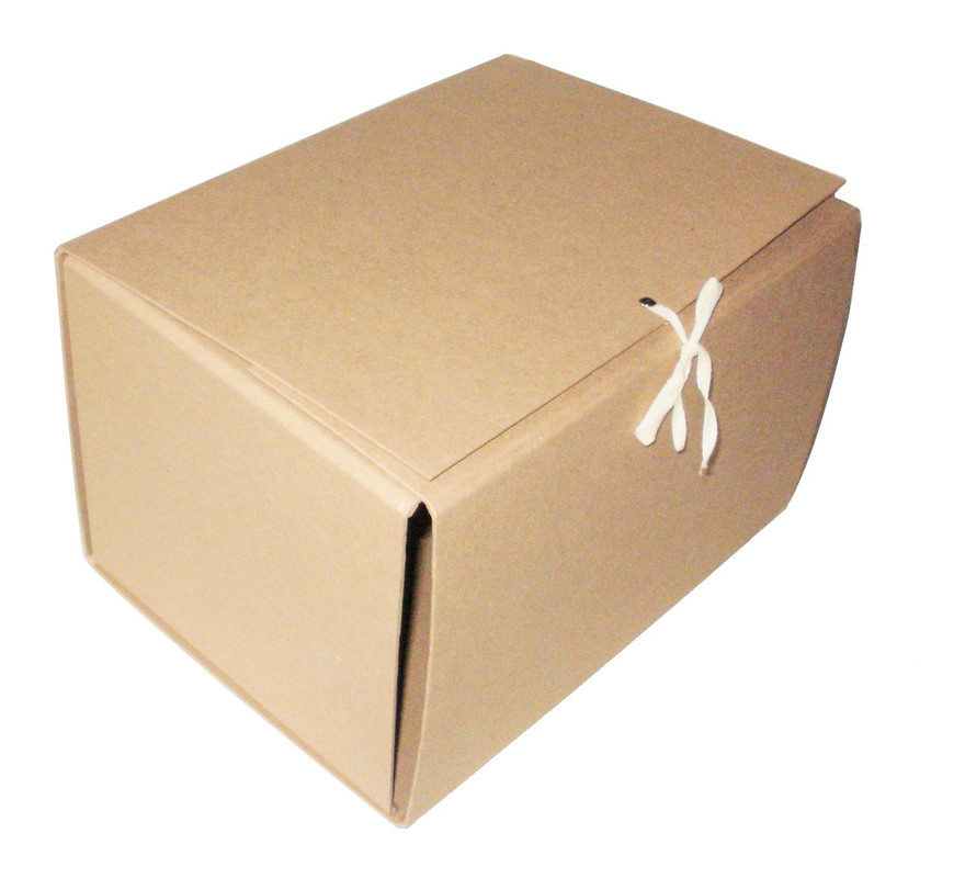 Папка-короб АРХІВО APX_306Z\200, на зав'язках, А4, 200 мм, КРАФТ